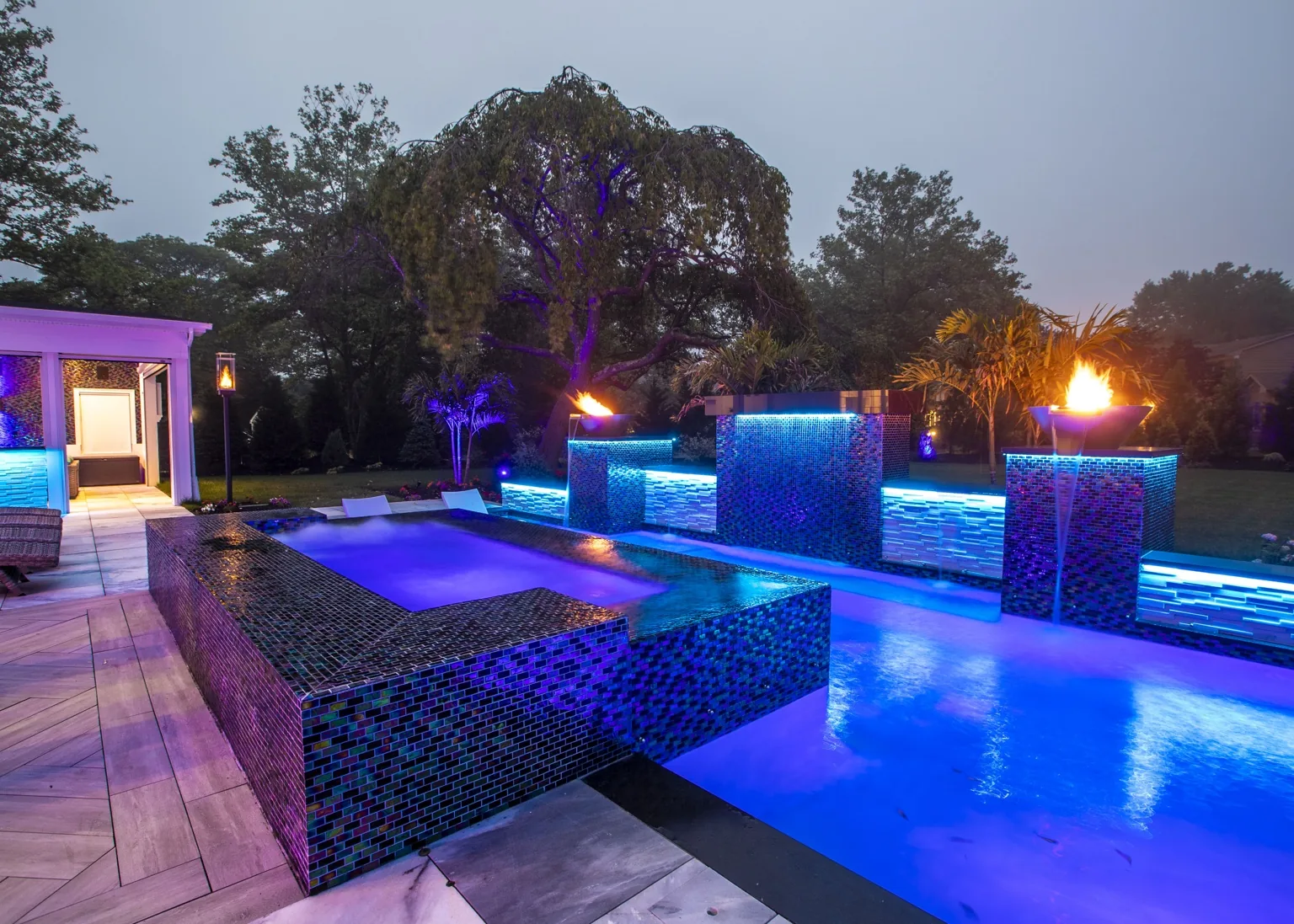 Pool and water features