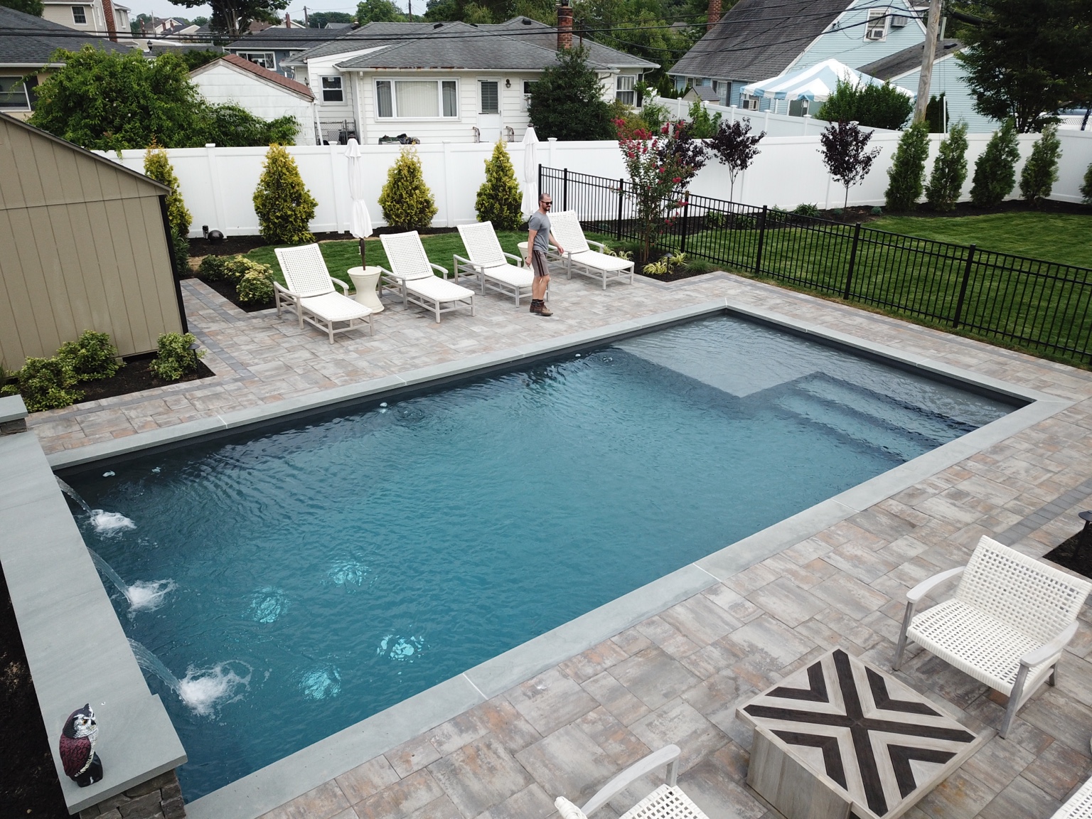 Completed pool