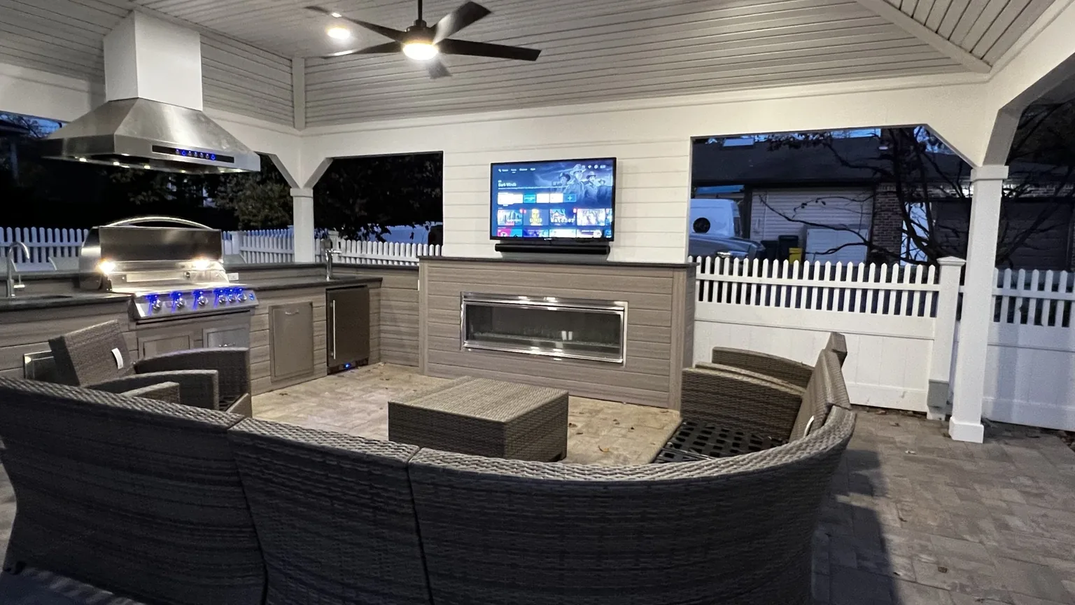 THE GOAL WAS TO MAKE THE UNUSED SPACE FEEL LIKE PART OF THE HOUSE.